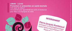 Conférence sur la santé mentale & le bien être des seniors